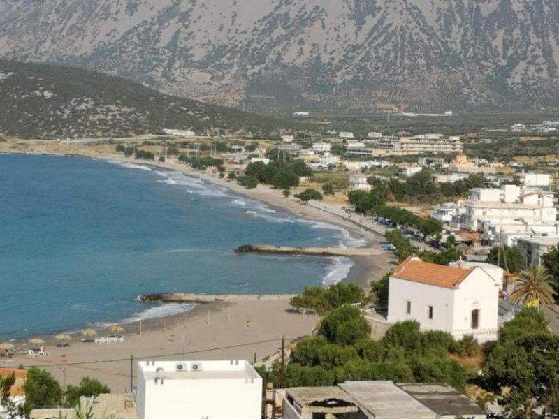 Pachia Ammos MIT VIDEO: Baugrundstück am Meer, direkt über Strand und Dorf Grundstück kaufen